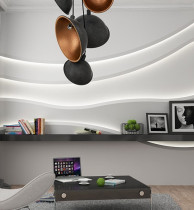 Гипсовая световая 3D панель Zaha Hills