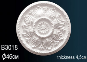 Розетка из полиуретана Perfect B3018 (О 460)